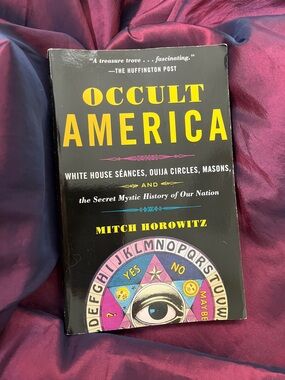 Occult America by Mitch Horowitz - Black Cover with Yellow Title Paperback book